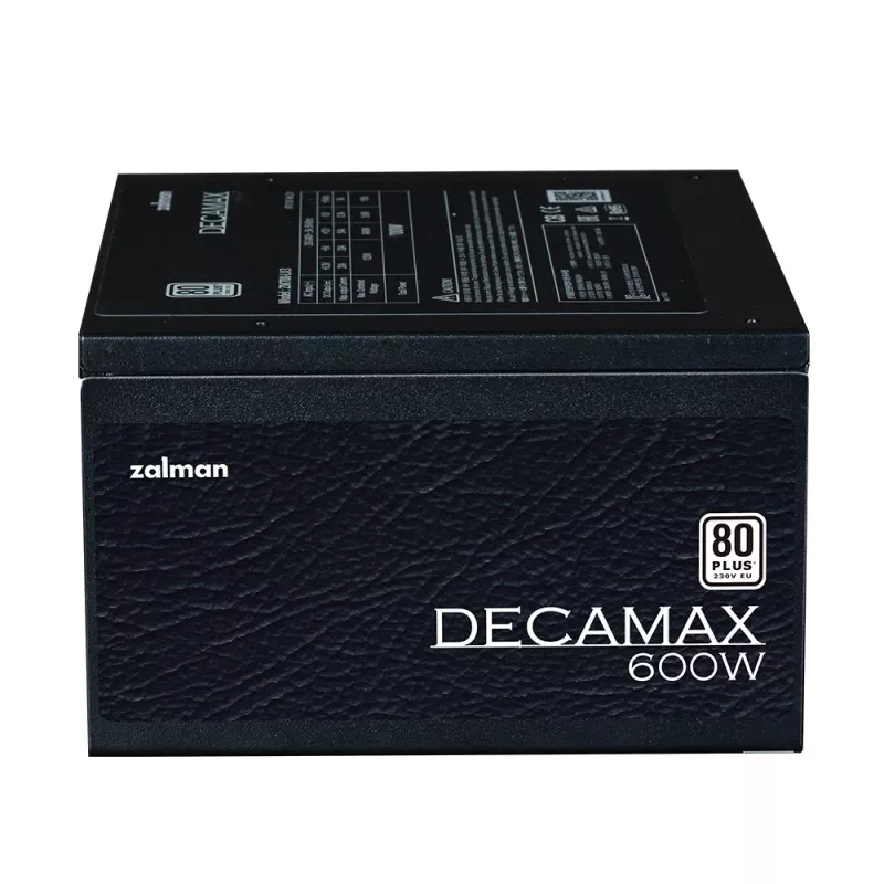 Zalman Decamax power supply unit 600 W ATX Black