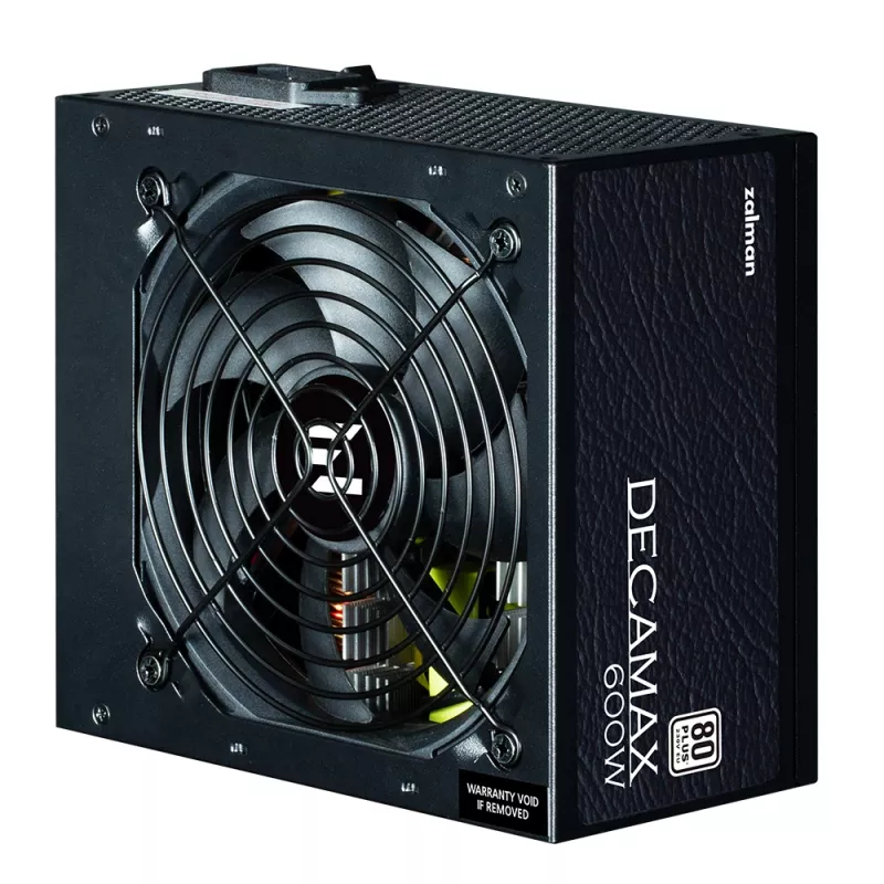 Zalman Decamax power supply unit 600 W ATX Black
