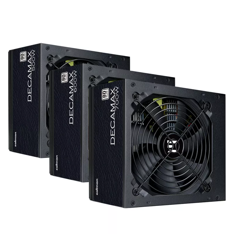 Zalman Decamax power supply unit 600 W ATX Black