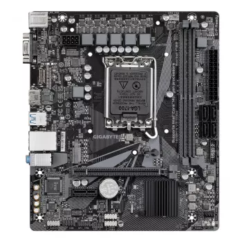 GIGABYTE H610M H V3 DDR4 Motherboard - Supports Intel Core 14th CPUs, 4+1+1 Hybrid Phases Digital VRM, up to 3200MHz DDR4, 1xPCIe 3.0 M.2, GbE LAN, USB 3.2 Gen 1