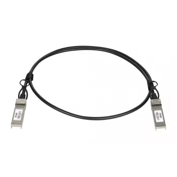D-Link DEM-CB100S28 InfiniBand/fibre optic cable 1 m SFP28 Black Silver