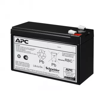 APC Replacement Battery Cartridge #177, Sealed Lead Acid (VRLA), 24 V, 9 Ah, 1 pc(s), Black, Hg (mercury)