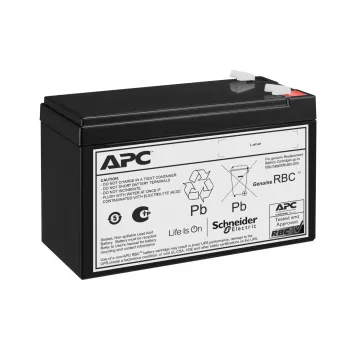 APC Replacement Battery Cartridge #177, Sealed Lead Acid (VRLA), 24 V, 9 Ah, 1 pc(s), Black, Hg (mercury)