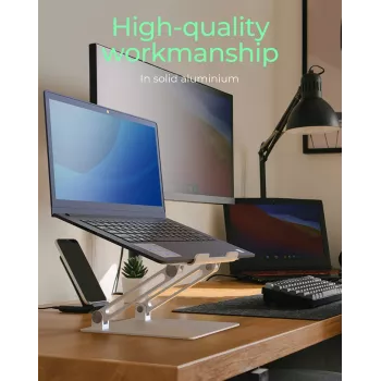 ICY BOX IB-NH300 Laptop stand Silver 43.2 cm (17 inch)