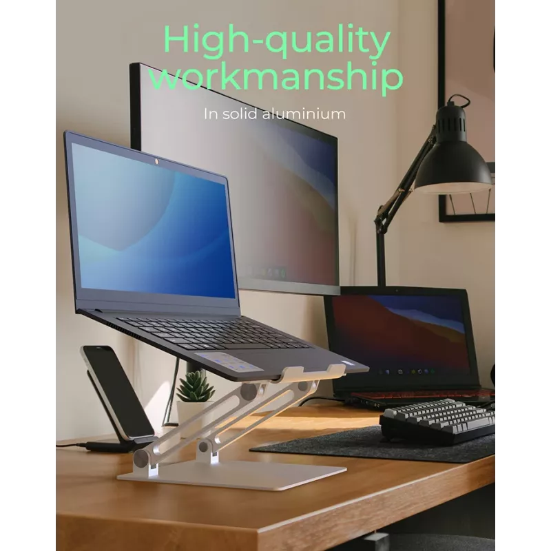 ICY BOX IB-NH300 Laptop stand Silver 43.2 cm (17 inch)