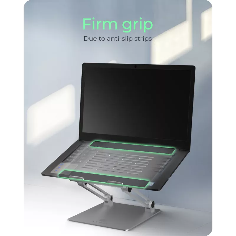 ICY BOX IB-NH300 Laptop stand Silver 43.2 cm (17 inch)