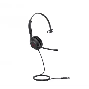 Yealink UH35 Mono Teams USB-A Headset, Wired, 20 - 20000 Hz, Office/Call center, 96.5 g, Headset, Black