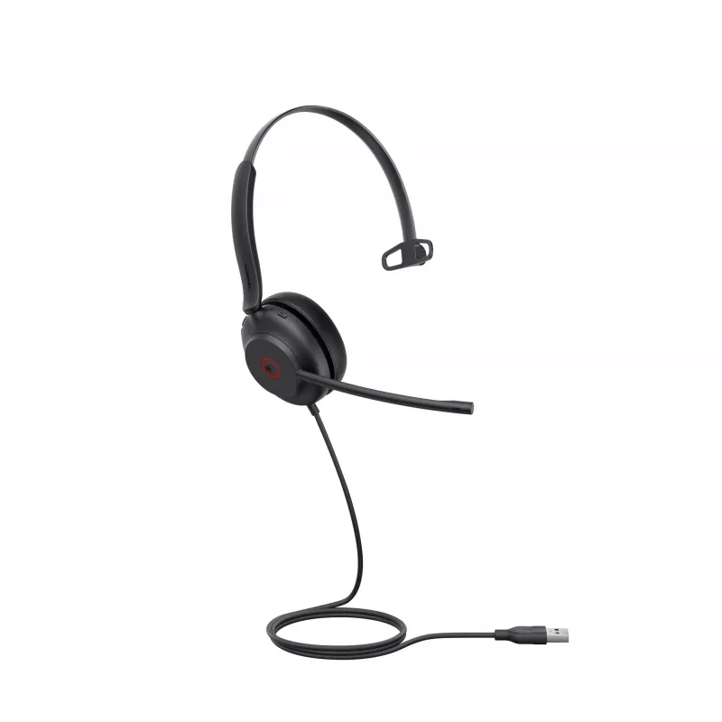 Yealink UH35 Mono Teams USB-A Headset, Wired, 20 - 20000 Hz, Office/Call center, 96.5 g, Headset, Black