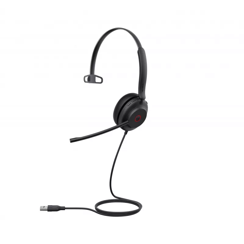 Yealink UH35 Mono Teams USB-A Headset, Wired, 20 - 20000 Hz, Office/Call center, 96.5 g, Headset, Black