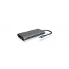 ICY BOX IB-DK4050-CPD Wired USB 3.2 Gen 1 (3.1 Gen 1) Type-C Anthracite