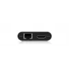 ICY BOX IB-DK4050-CPD Wired USB 3.2 Gen 1 (3.1 Gen 1) Type-C Anthracite