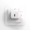 Axagon ACU-PD20W wall charger 1x QC3.0/AFC/FCP/PD type-C 20W white Mobile phone, Smartphone, Smartwatch, Tablet, Universal, Watch AC Fast charging Indoor