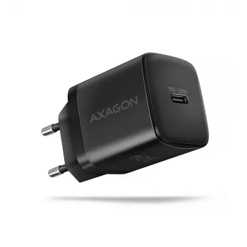 Axagon ACU-PD30 PD3.0 & QC4+ 1x OUTPUT wall charger 30W, Indoor, AC, Black