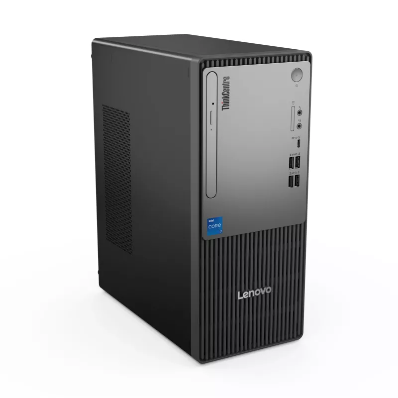 Lenovo ThinkCentre neo 50t Gen 5 Intel® Core™ i3 i3-14100 8 GB DDR5-SDRAM 512 GB SSD Windows 11 Pro Tower PC Black, Grey