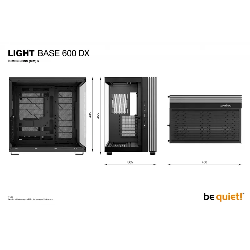 be quiet LIGHT BASE 600 DX Black Midi Tower