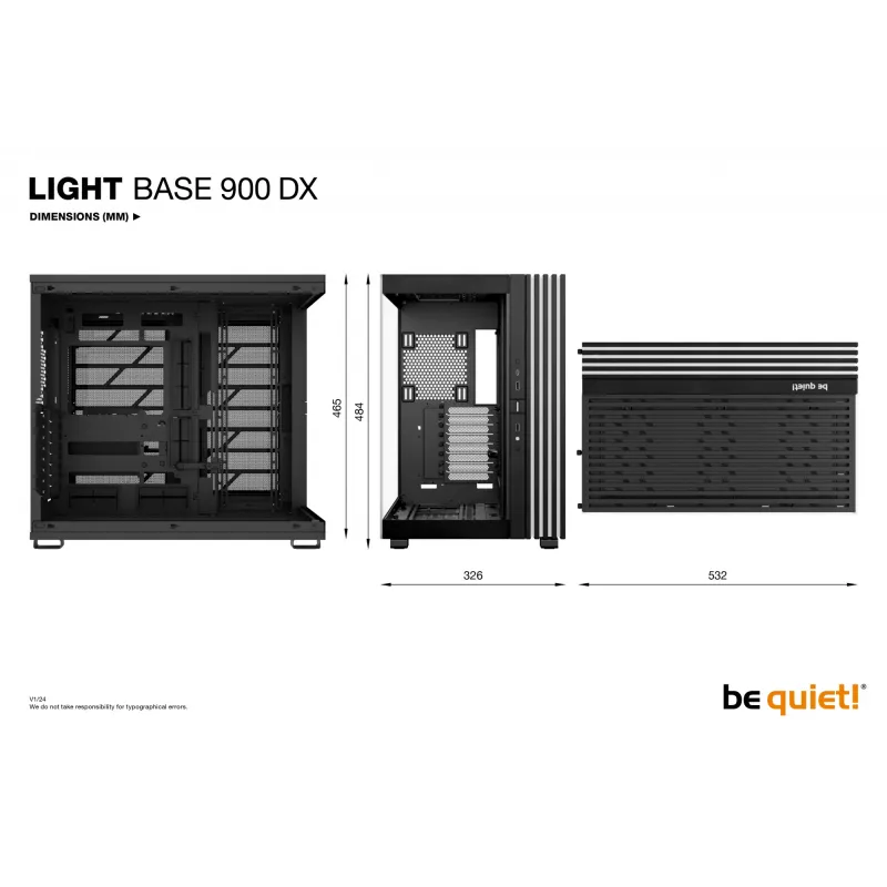 be quiet LIGHT BASE 900 DX Black Full Tower