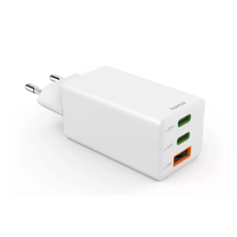 Hama 00201996 mobile device charger Smartphone White AC Fast charging Indoor, Outdoor
