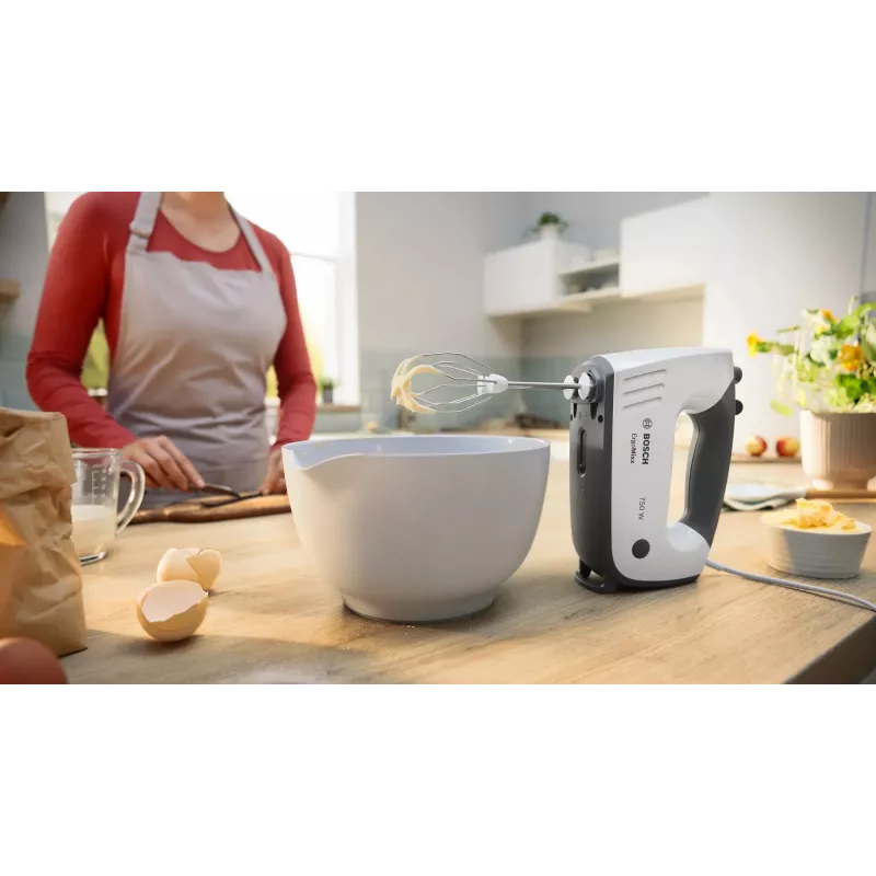 Bosch MFQ37470 mixer Hand mixer 750 W Black, White