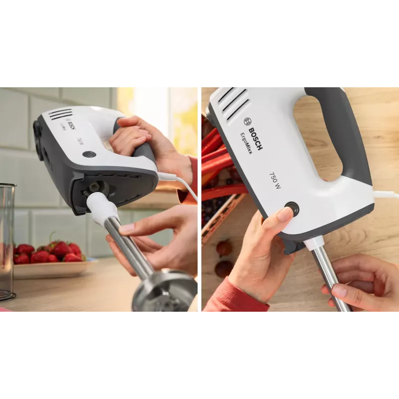 Bosch MFQ37470 mixer Hand mixer 750 W Black, White