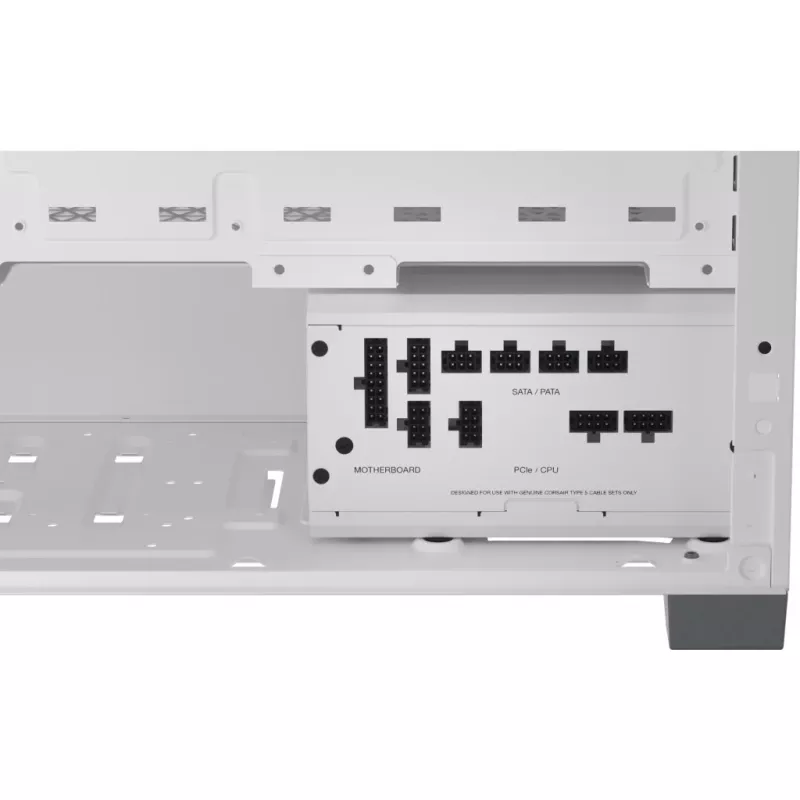 CORSAIR Power Supply - Rm750x Shift 80 Plus Gold Fully Modular ATX - White