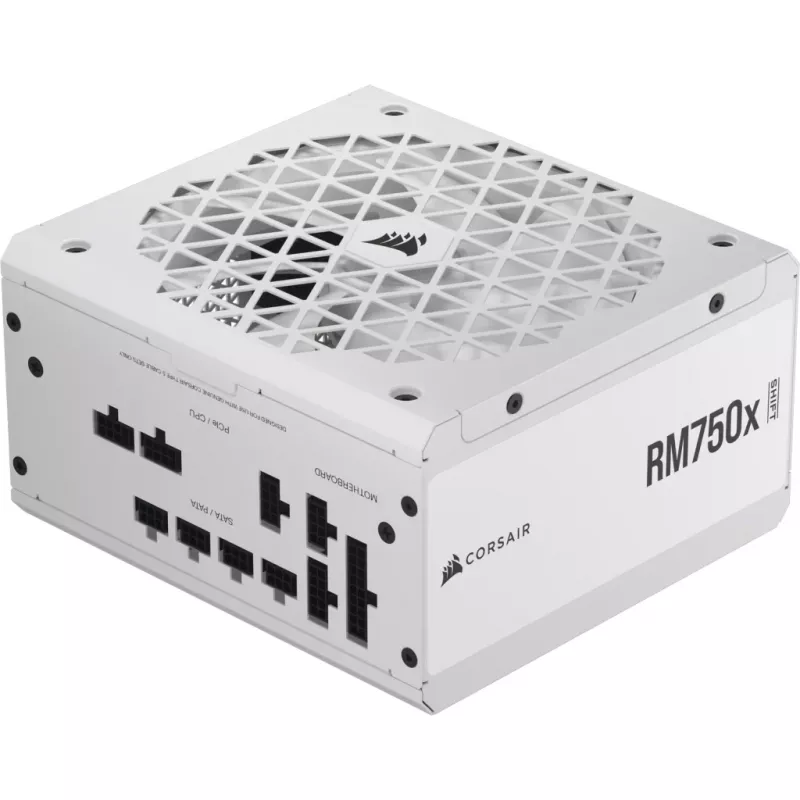 CORSAIR Power Supply - Rm750x Shift 80 Plus Gold Fully Modular ATX - White