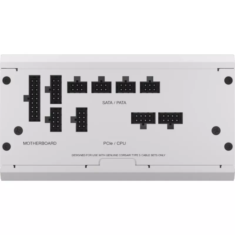 CORSAIR Power Supply - Rm750x Shift 80 Plus Gold Fully Modular ATX - White