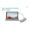 i-tec Metal USB-C Nano 2x Display Docking Station with PD 100 W + Charger 100W