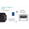 i-tec Metal USB-C Nano Dock HDMI/VGA with LAN + Charger 100W