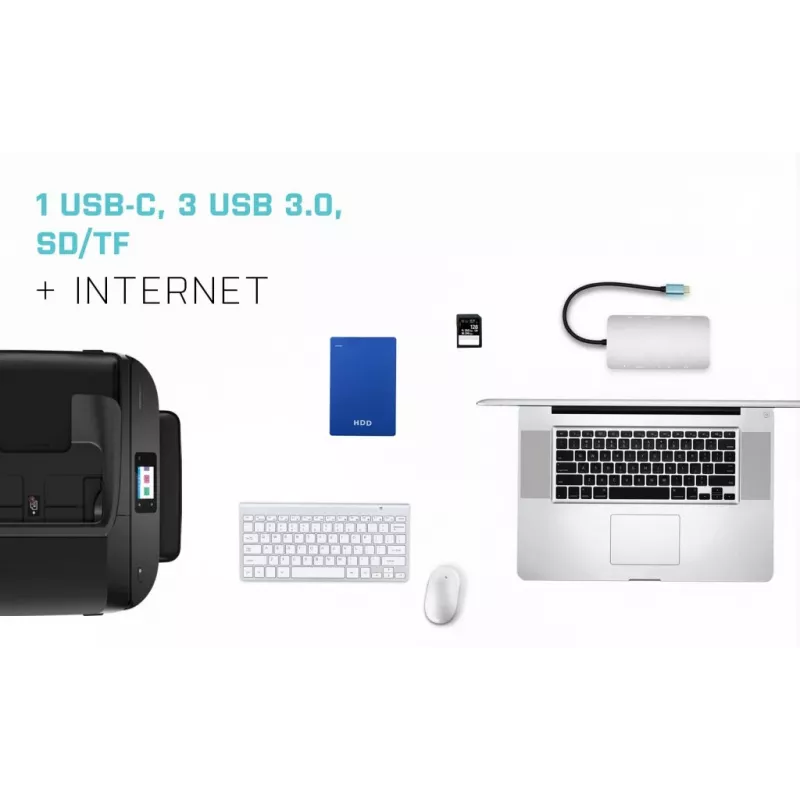 i-tec Metal USB-C Nano Dock HDMI/VGA with LAN + Charger 100W