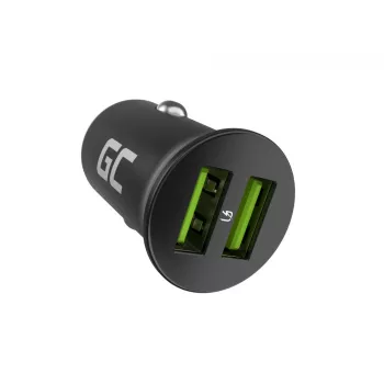 Car/Indoor Charger Green Cell CADM-GC-36AA 36W 2x USB-A Black for 3.6–12V power source