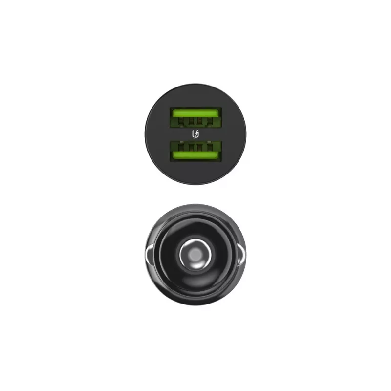 Car/Indoor Charger Green Cell CADM-GC-36AA 36W 2x USB-A Black for 3.6–12V power source