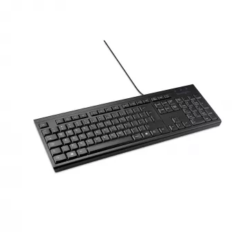 Kensington K63727WW, Full-size (100%), Wired, USB, Membrane, QWERTY, Black