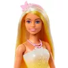 Barbie A Touch of Magic Royal Doll with Brightly Highlighted Hair, Butterfly-Print Skirt and Accessories
