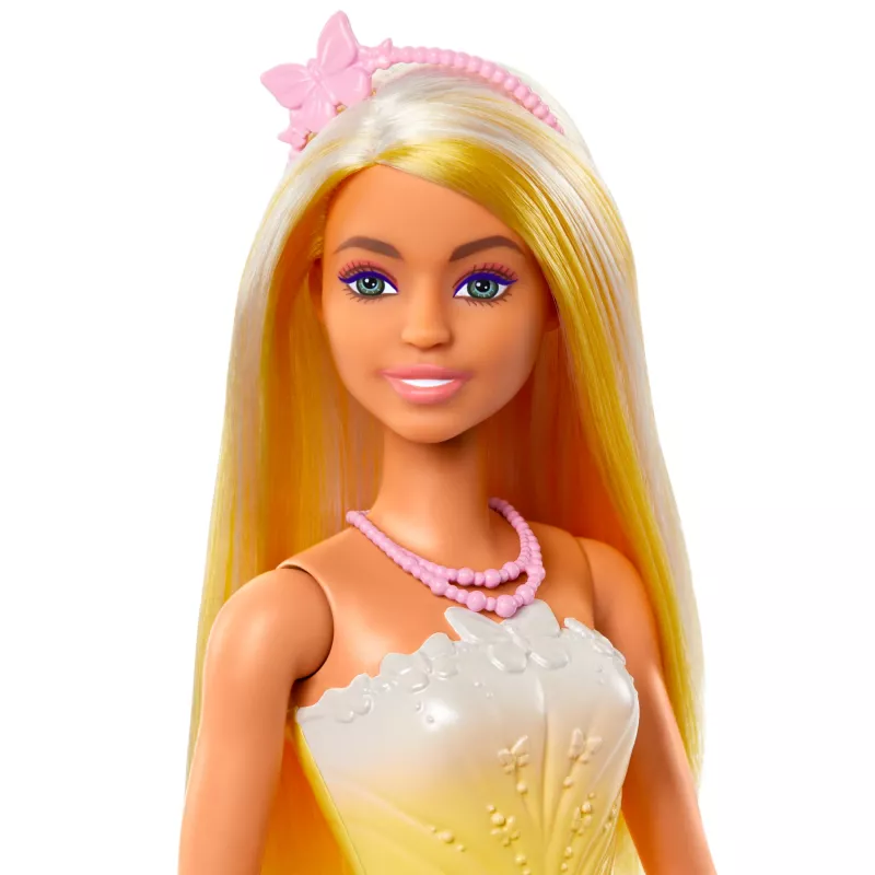 Barbie A Touch of Magic Royal Doll with Brightly Highlighted Hair, Butterfly-Print Skirt and Accessories