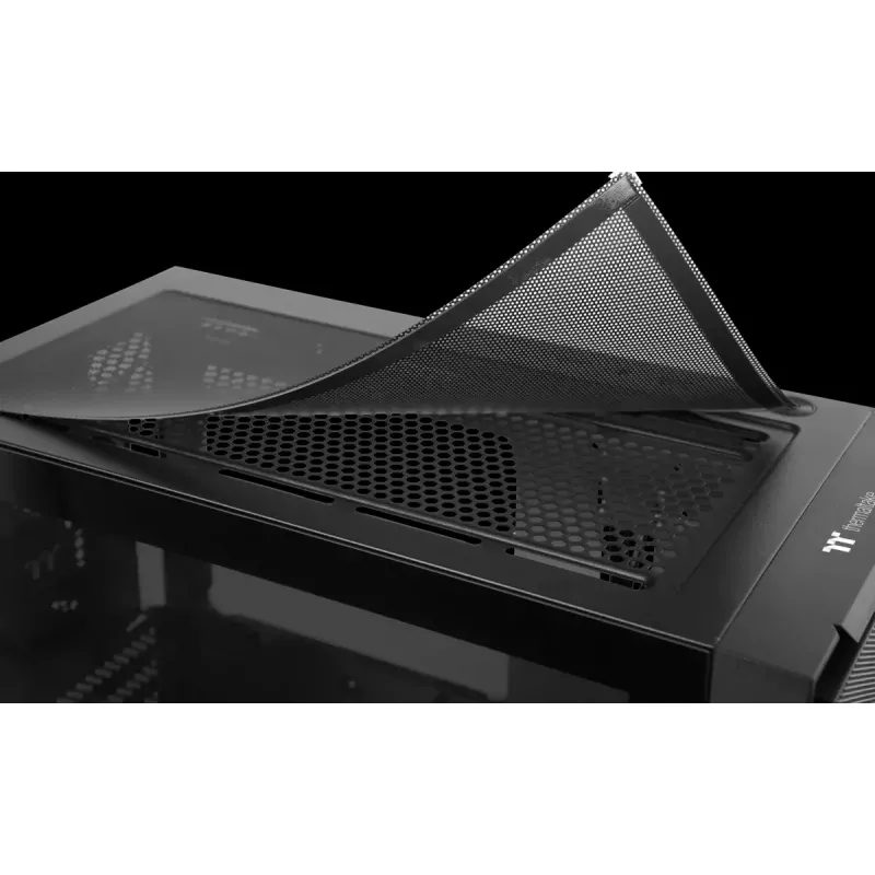 Thermaltake Versa XM1 Tempered Glass Midi Tower Case, Black