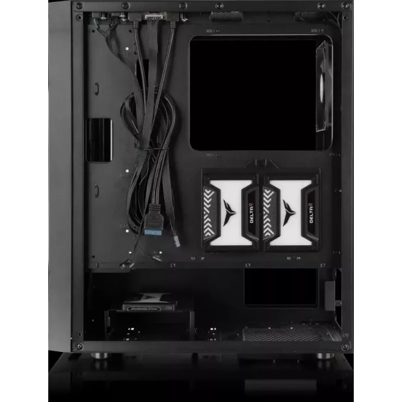 Thermaltake Versa XM1 Tempered Glass Midi Tower Case, Black
