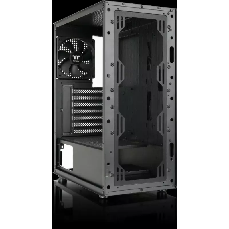 Thermaltake Versa XM1 Tempered Glass Midi Tower Case, Black