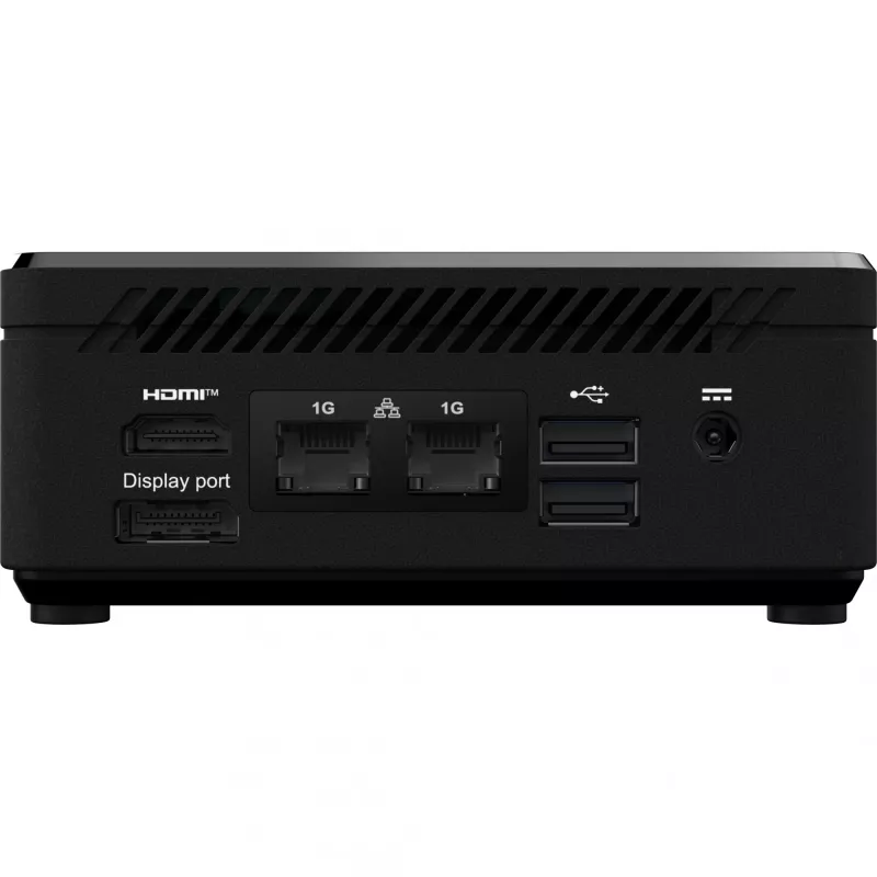 MSI Cubi N ADL S-078EU Intel® N N100 4 GB DDR4-SDRAM 128 GB SSD Windows 11 Pro Mini PC Black