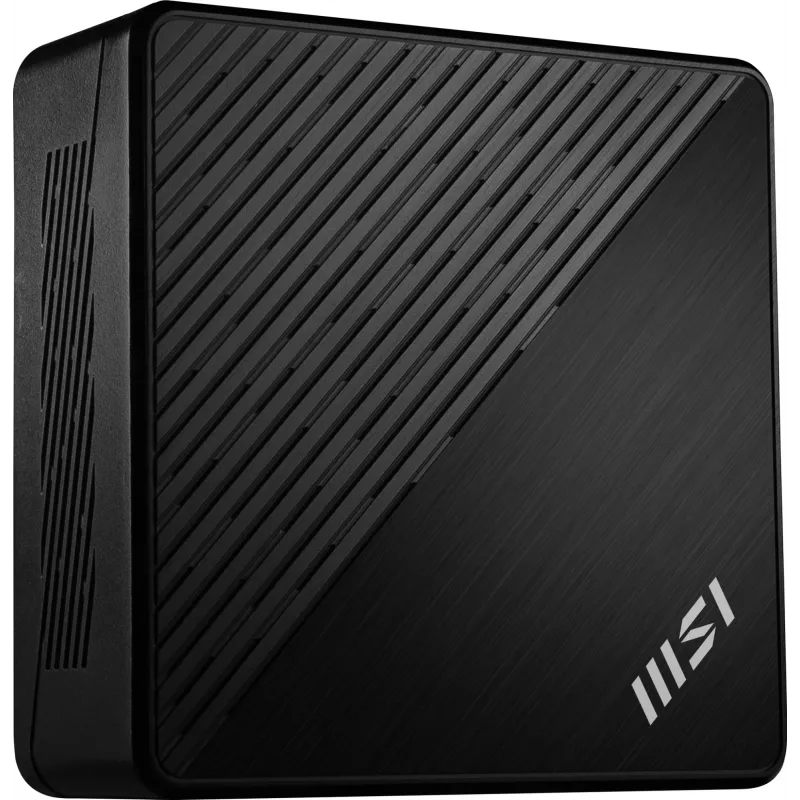MSI Cubi N ADL S-078EU Intel® N N100 4 GB DDR4-SDRAM 128 GB SSD Windows 11 Pro Mini PC Black