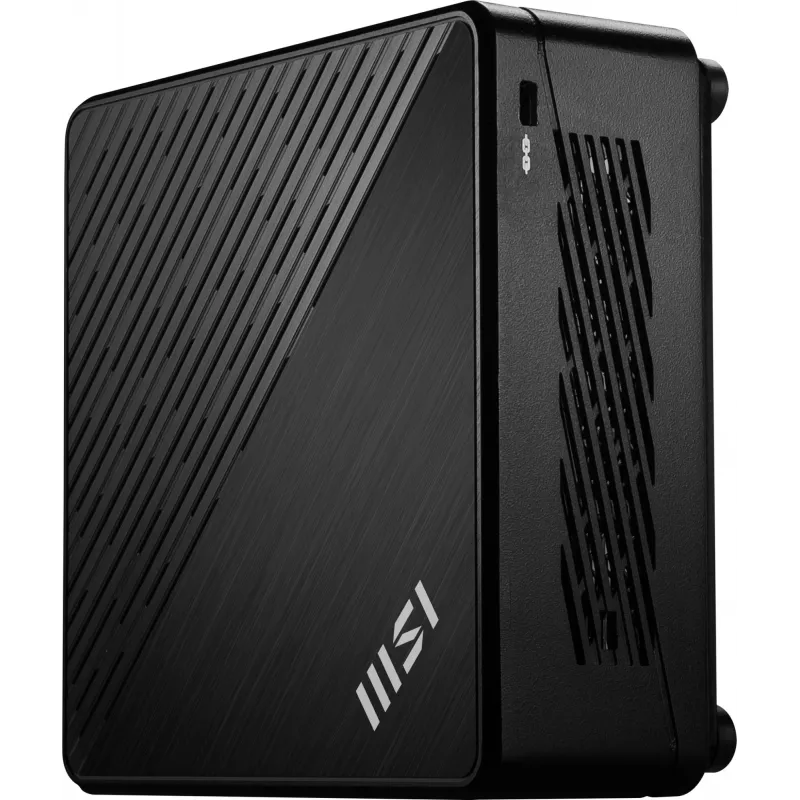 MSI Cubi N ADL S-078EU Intel® N N100 4 GB DDR4-SDRAM 128 GB SSD Windows 11 Pro Mini PC Black