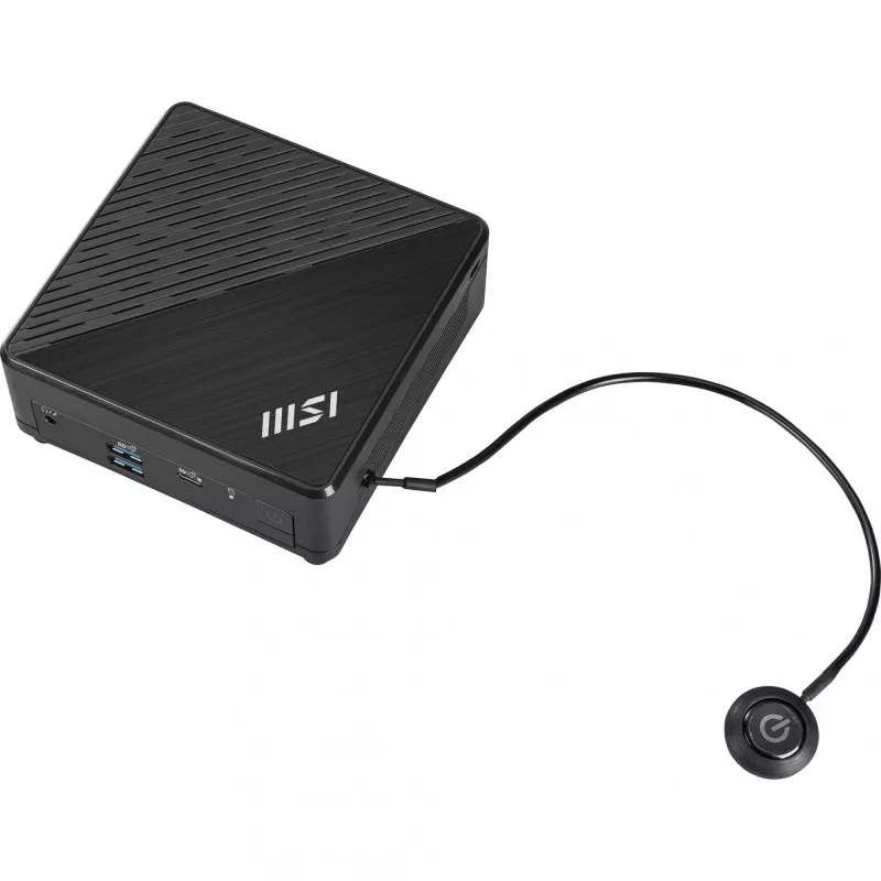 MSI Cubi N ADL S-078EU Intel® N N100 4 GB DDR4-SDRAM 128 GB SSD Windows 11 Pro Mini PC Black