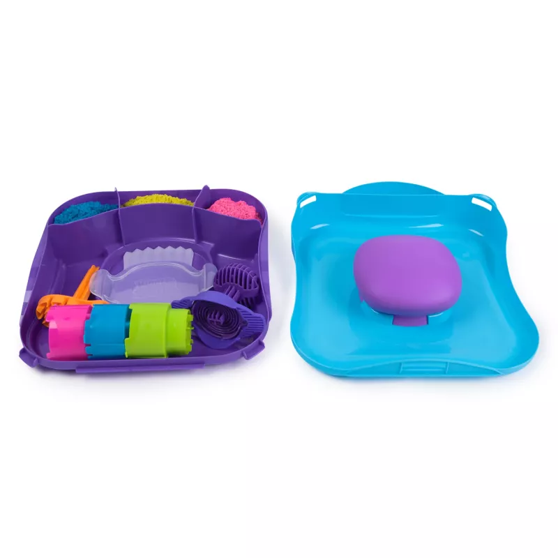 Kinetic Sand , SquishMotion, Easter Basket Stuffers, Includes 1lb Moldable Play Sand, Stamper & 5 Tools, Storage Case, Sensory Toys for Ages 5 and up