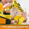 Rubble & Crew , Bark Yard Deluxe Bulldozer Construction Truck Toy with Lights, Sounds & Rubble Action Figure, Kids Toys for Boys & Girls Ages 3+