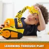 Rubble & Crew , Bark Yard Deluxe Bulldozer Construction Truck Toy with Lights, Sounds & Rubble Action Figure, Kids Toys for Boys & Girls Ages 3+