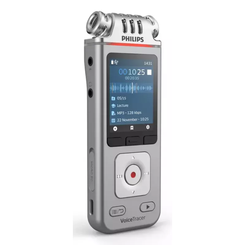 Digital Voice Recorder Philips DVT4115 36h Recording Time USB Type-C