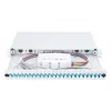 DIGITUS Fiber Optic Sliding Splice Box, 1U, Equipped 24x LC duplex, incl. M 25 Screw, Splice Cassette OM3 Color Pigtails, Adapter