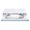 DIGITUS Fiber Optic Sliding Splice Box, 1U, Equipped 24x LC duplex, incl. M 25 Screw, Splice Cassette Singlemode OS2, Color Pigtails