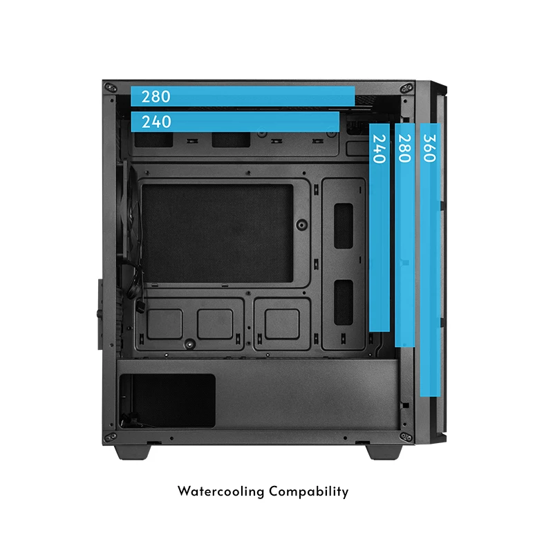 Chieftec AZ-01B-OP computer case Mini Tower Black