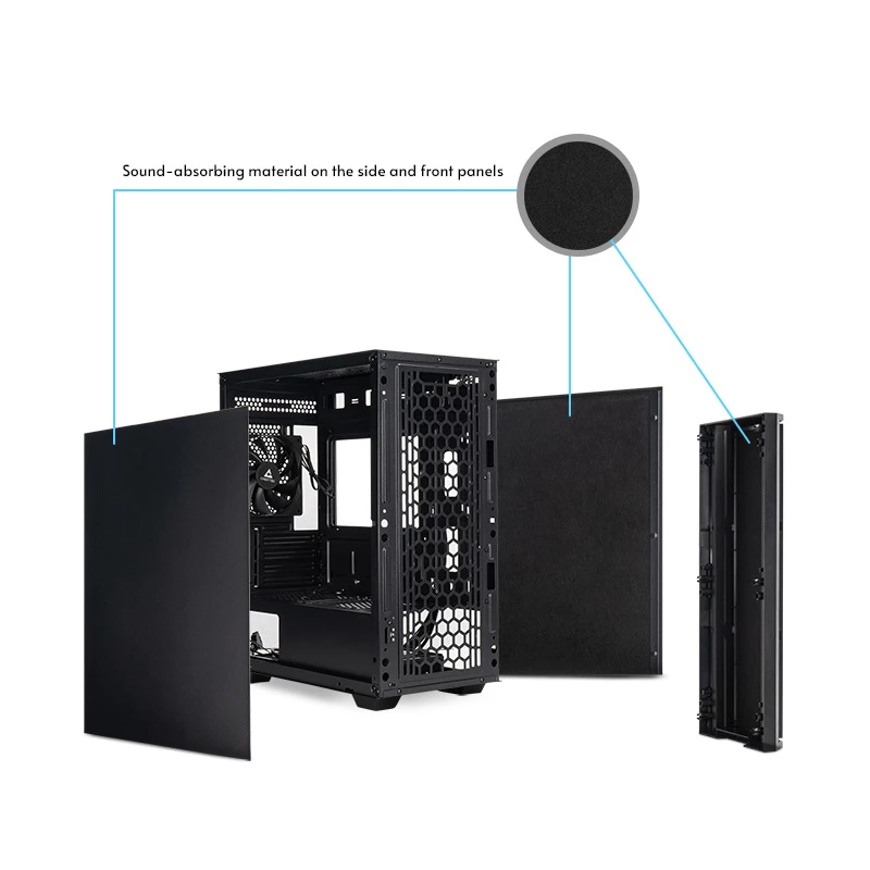 Chieftec AZ-01B-OP computer case Mini Tower Black