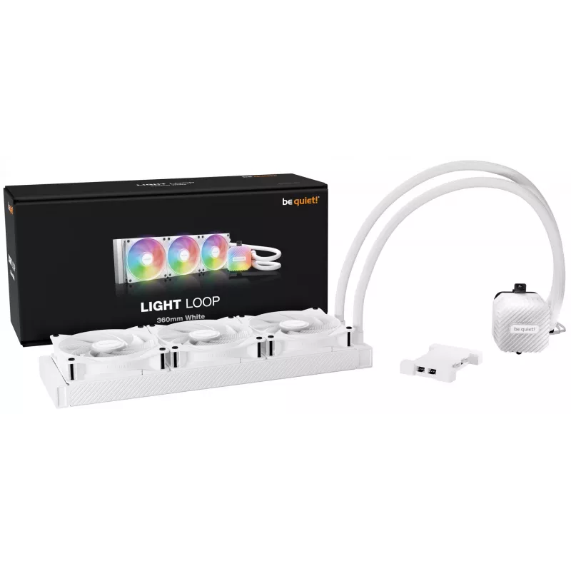 be quiet LIGHT LOOP 360mm White Processor All-in-one liquid cooler 12 cm 1 pc(s)